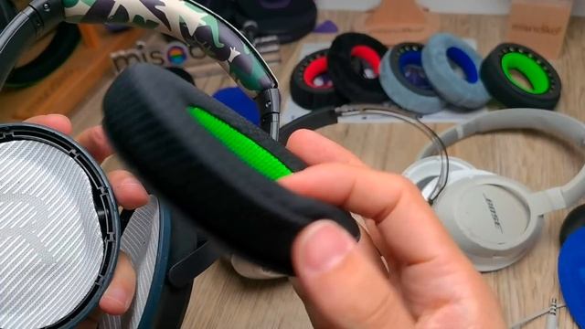 Cooling Gel Earpads for Bose QuietComfort QC45, QC35ii, QC35, QC25, QC2, QC15, AE2 Headphones смотреть онлайн