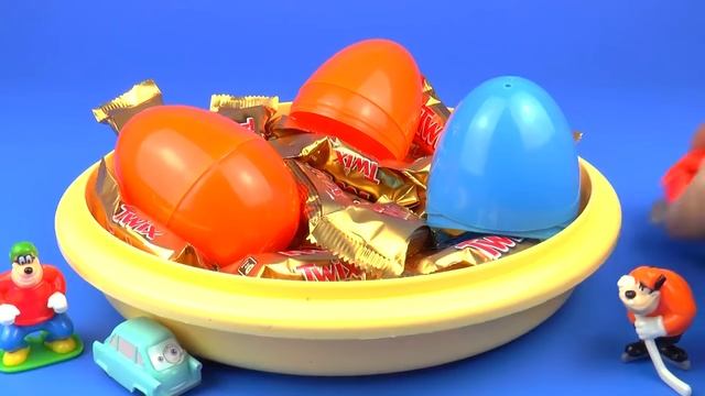 СЮРПРИЗ яйца и КОНФЕТЫ Дисней Тачки Disney Cars a lot of candy with Surprise Eggs смотреть онлайн