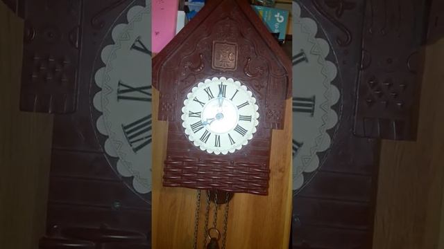 Радость детям - часы с кукушкой. Ходики Маяк - настенные часы с кукушкой и боем. смотреть онлайн