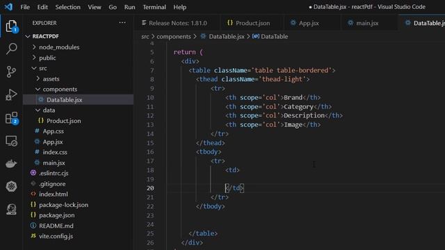React js dynacmic data to downlaodable pdf || React js tutorial смотреть онлайн