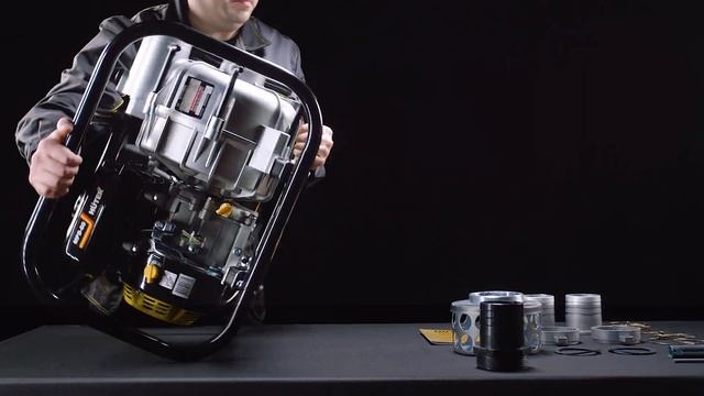 Как собрать мотопомпу HUTER MPD-80?