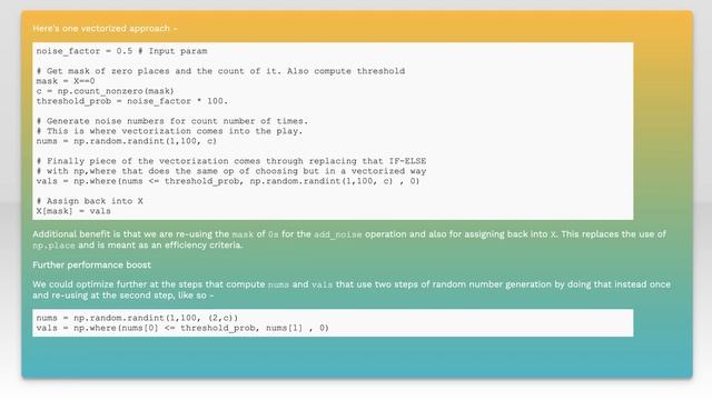 Replace numpy array value on condition with random number смотреть онлайн