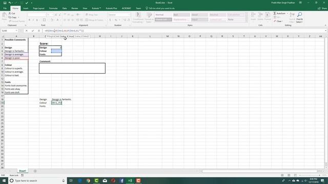 MS Excel Tutorial - Lesson 89 - Generating Automatic Comments using Numbers смотреть онлайн