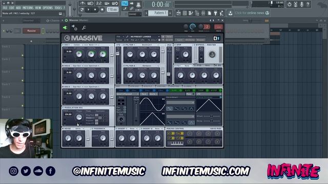 NI MASSIVE - SKRILLEX 'REPTILE' STYLE WOBBLE BASS SOUND DESIGN TUTORIAL (FREE PATCH DOWNLOAD) смотреть онлайн