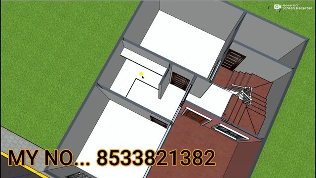 Small car parking 5 bedroom house design,21 by 28 makan ka naksha,3D house elevation,21*28 ka ghar смотреть онлайн