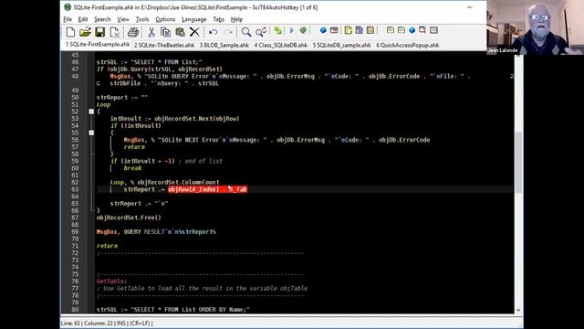 AutoHotkey Webinar 11/2018 Hour 1- SQLite смотреть онлайн