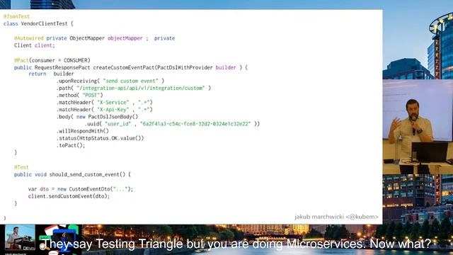 Jakub Marchwicki presents They say Testing Triangle but you are doing Microservices. Now what? смотреть онлайн
