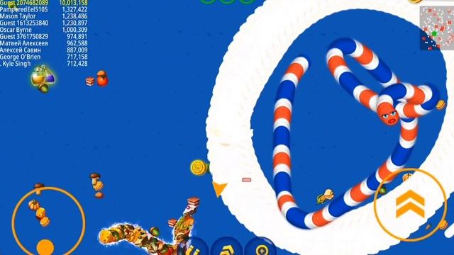 Worms Zone Magic Super Trap - Review Snake Skin Mummy Halloween - Snake Games смотреть онлайн