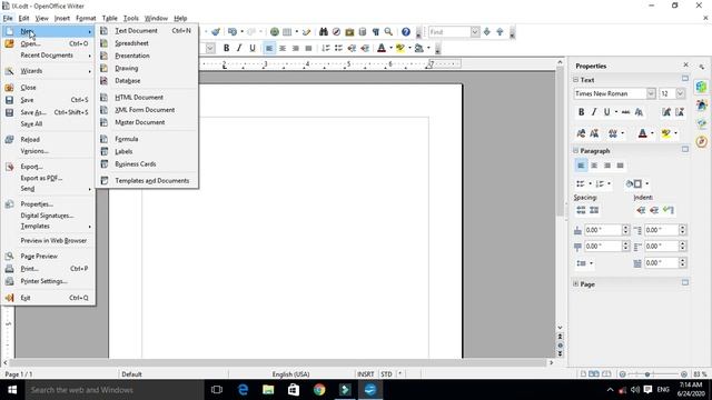 OpenOffice Writer Practical class смотреть онлайн