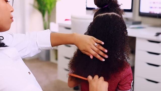 10 Easy Hairstyles for Mixed Hair | Toddler Hairstyle смотреть онлайн