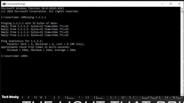 How to ping an IP address in CMD?