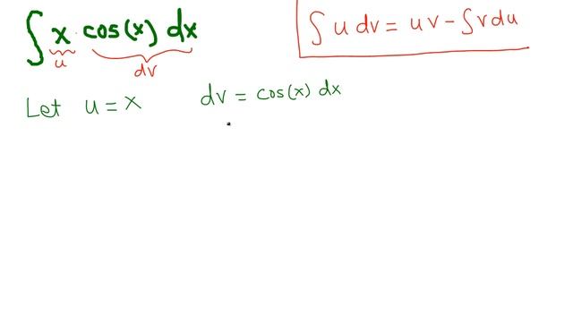 Integration of x cos x (Integration by parts) смотреть онлайн
