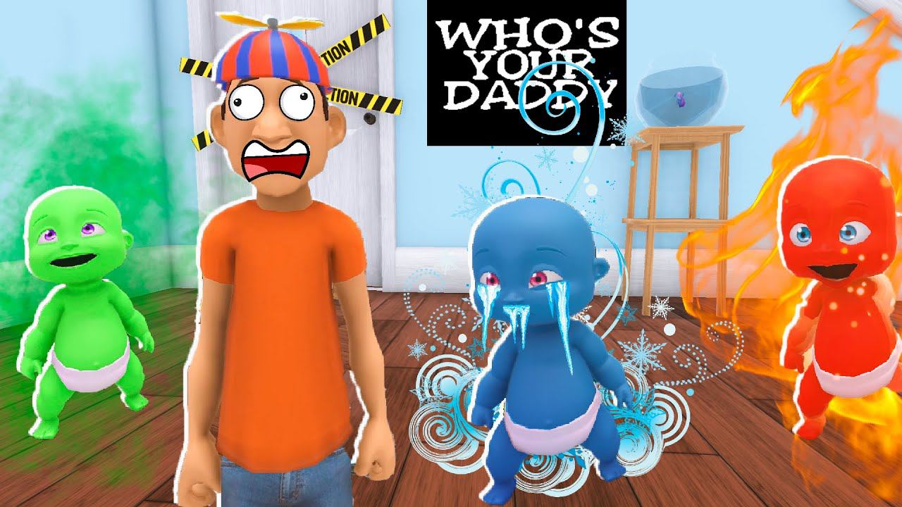 ПАПА против ДЕТЕЙ Whos Your Daddy ЕНОТИК СТИВ смотреть онлайн