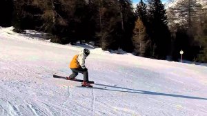 "Паук без палок" упражнение по горным лыжам