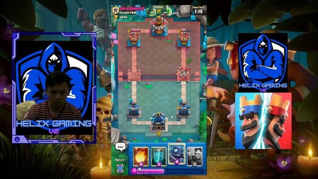 Combination Wizard + Mini P.E.K.K.A + Clone For Victory | Clash Royale | [Helix Gaming V2] смотреть онлайн