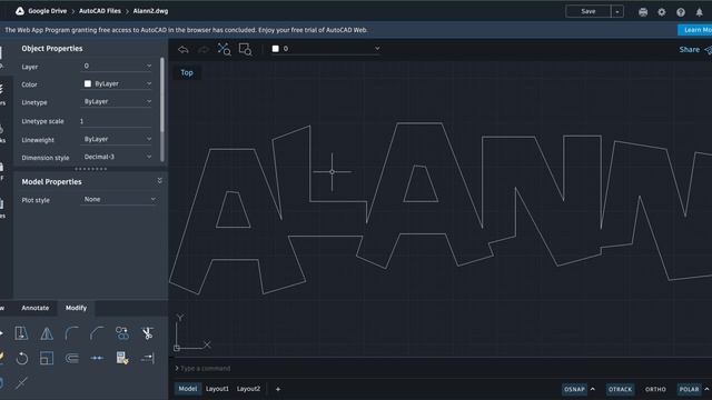 AutoCAD Web 009 - Stretch Using Grips смотреть онлайн