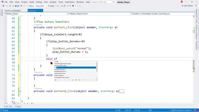 Visual Studio C# ve Arduino ile Media Player Projesi 3 | C# Kodlama Eğitimi #2, SDKY смотреть онлайн