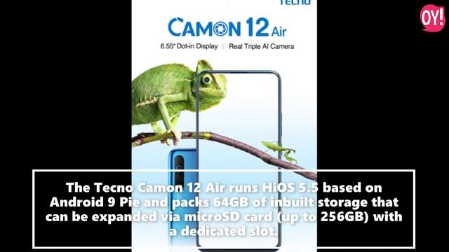 Tecno Camon 12 Air - Short Review - Specs - Price and Offers смотреть онлайн