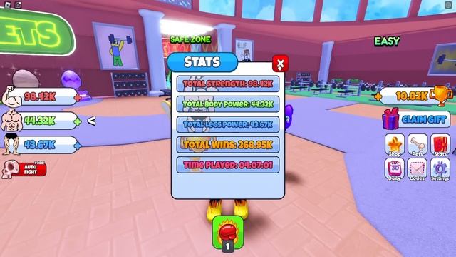 Я СТАЛ БОССОМ и ПОЛУЧИЛ НЕРЕАЛЬНУЮ СИЛУ в Muscle Evolution Roblox смотреть онлайн