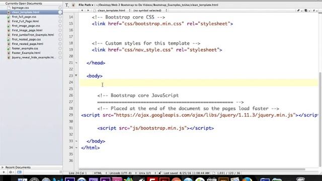 Web 2 - Bootstrap Sticky Navigation - Video #1 of 2 смотреть онлайн