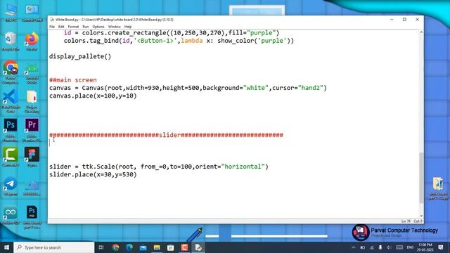 Create Advance Digital White Board Using Python | GUI Tkinter Project | 2.0 смотреть онлайн