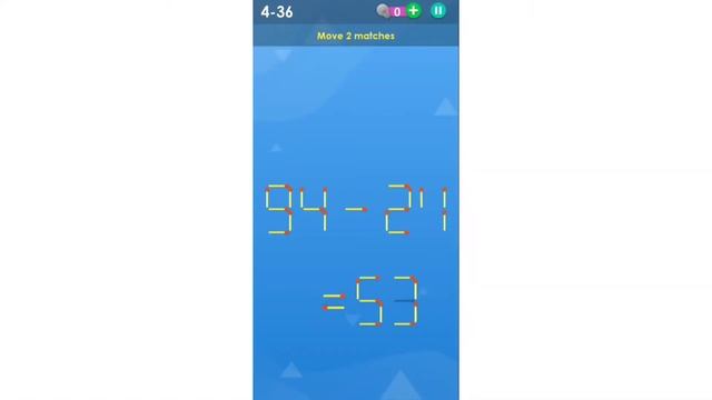 Smart Puzzles Collection|Matches|Hard|Level No 4-36 смотреть онлайн