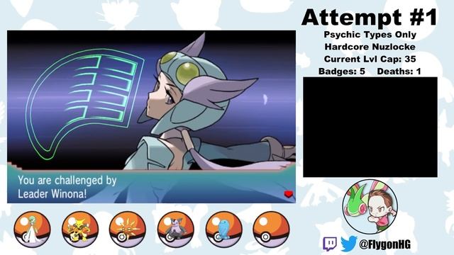 Pokémon Omega Ruby Hardcore Nuzlocke - Psychic Types Only! (No items, No overleveling) смотреть онлайн
