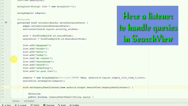 Hindi | How to create a SearchView in Android смотреть онлайн
