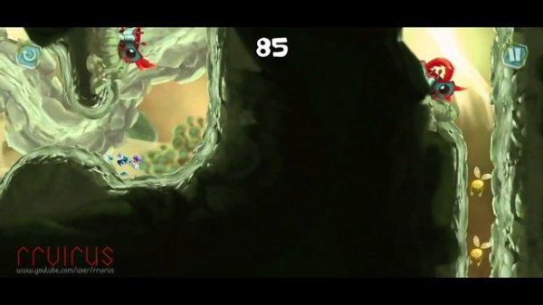 Rayman Mini - Apple Arcade - WORLD 2 PERFECT Walkthrough Gameplay