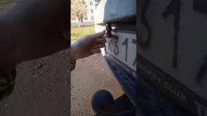 Замена лампы подсветки номера опель астра h