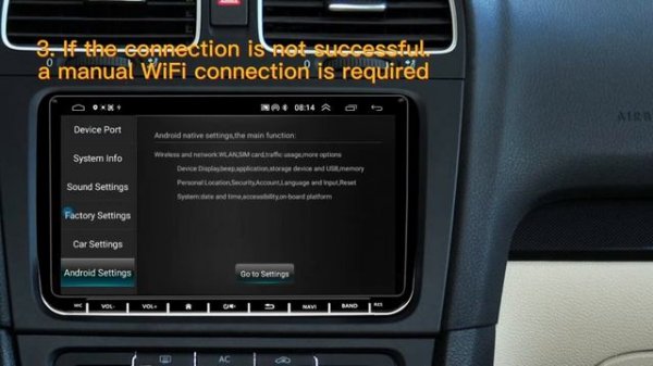 Carplay connection method of Android car player Zlink APP