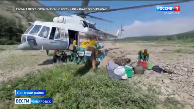 Почти 100 тысяч гектаров леса горит в Хабаровском крае смотреть онлайн