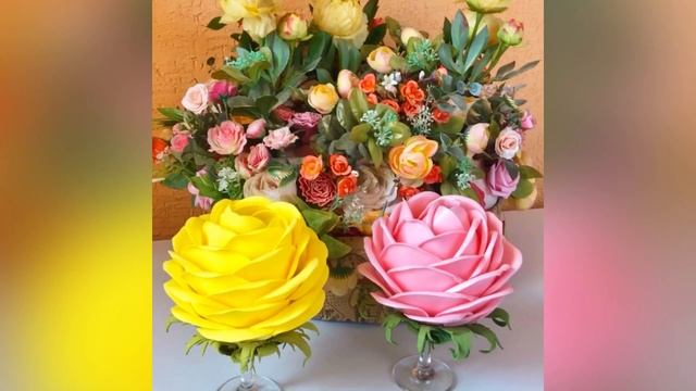 Цветы из изолона и фоамирана .Результат 4-х летней работы нашей мастерской смотреть онлайн