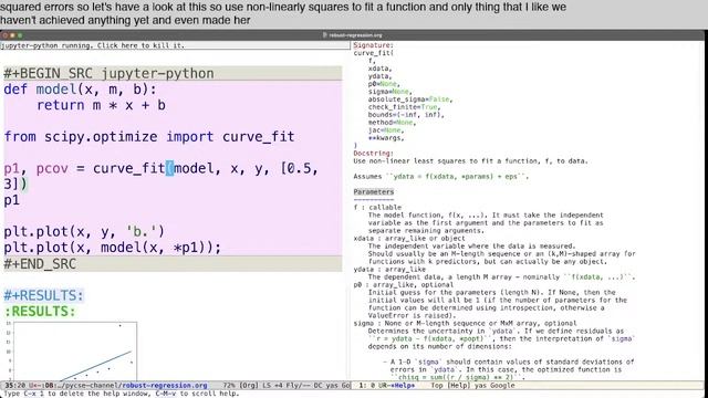 Robust regression in #Python смотреть онлайн
