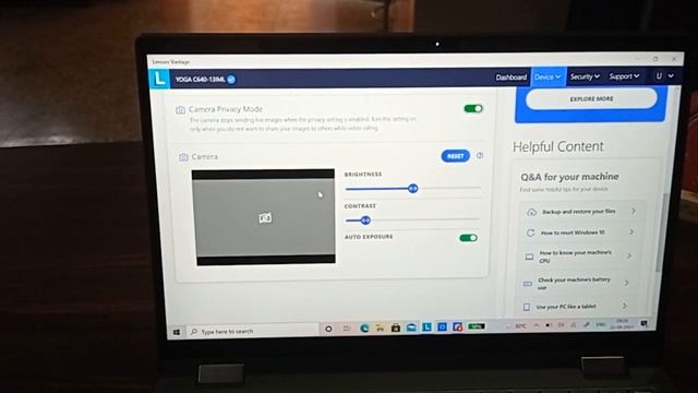 how to of camera privacy mode. IN LENOVO YOGA C640 смотреть онлайн