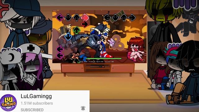 Fnf mods react to Tabi vs Sonic Exe - Gacha club reaction (old and cringe) смотреть онлайн