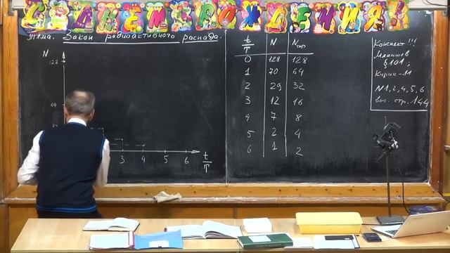 Урок 468. Закон радиоактивного распада смотреть онлайн