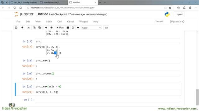 Python NumPy Tutorial in Hindi Part-5 | Machine Learning Hands-on Python Course In Hindi #01.01.05 смотреть онлайн