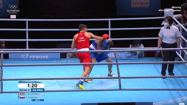 Pat McCormack (GBR) Vs. Andrey Zamkovoy (RUS) European Olympic Qualifiers 2021 Final (69kg)