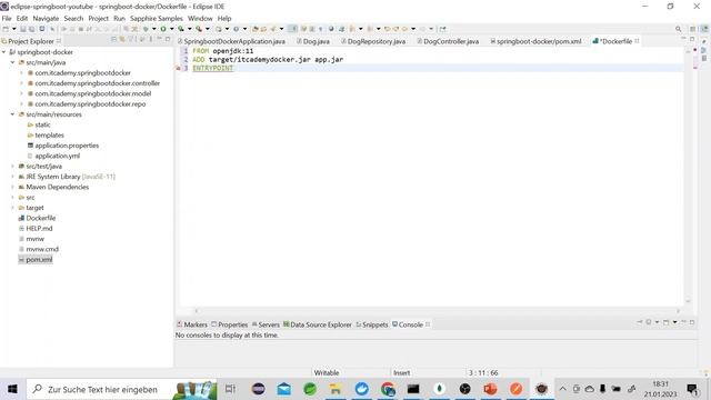 Docker Spring Boot | Spring Boot Tutorial Deutsch смотреть онлайн