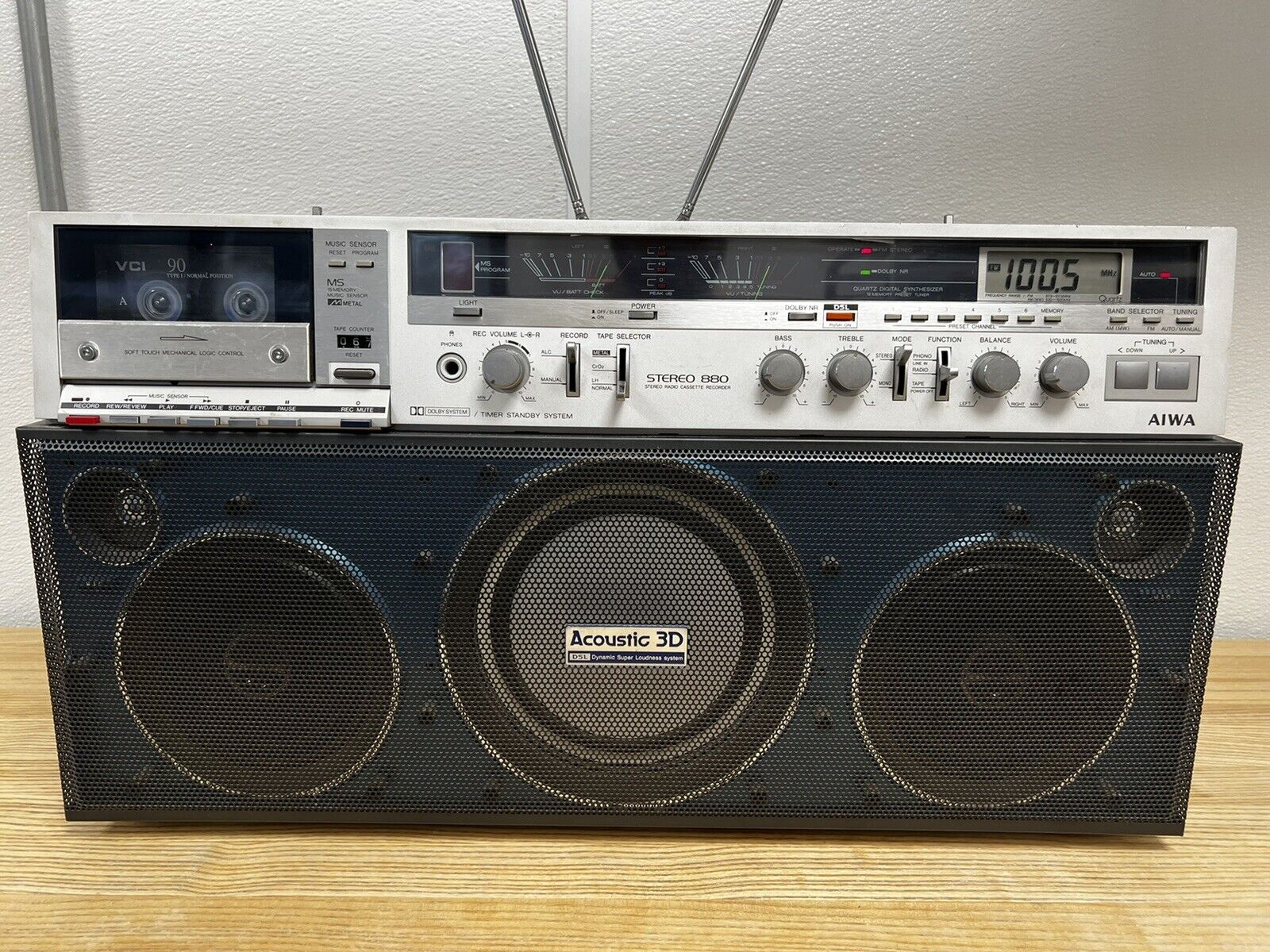Aiwa CS-880u Boombox, Ghettoblaster -ЯПОНИЯ 1981 год.