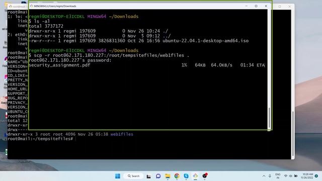 Copy/download file from remote server to a local computer | SCP & Tar | Linux Admin to DevOps смотреть онлайн