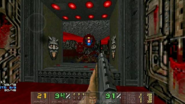 DOOM II syringe.wad on ANDROID! Delta Touch | uv 100% kill & secrets (Vanilla Gameplay) смотреть онлайн
