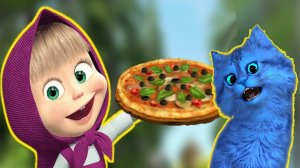 МАША И МЕДВЕДЬ ГОТОВИМ ПИЦЦУ С КОТЕНКОМ АЛЬБО #4 ? ДЕТСКАЯ РАЗВИВАЮЩАЯ ИГРА