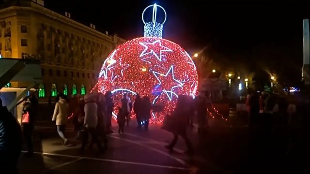 Главная ёлка Волгограда 2016 смотреть онлайн