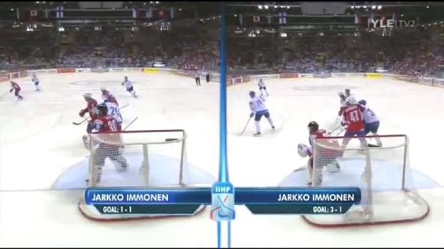 Jarkko Immonen 2 Almost Identical Goals Against Norway смотреть онлайн