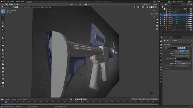 [TIMELAPSE] Blender - M4A1 смотреть онлайн