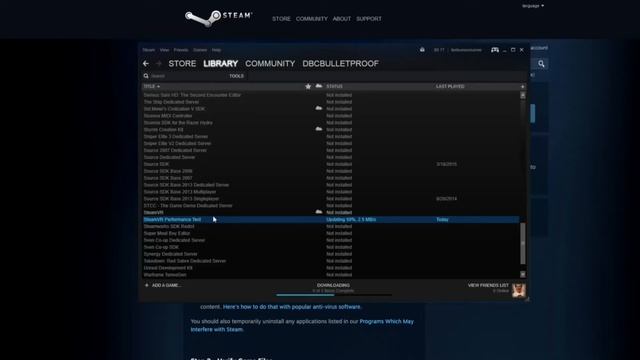 SteamVR Performance Test not working FIXED - Failed to Start Game (Missing Executable) смотреть онлайн