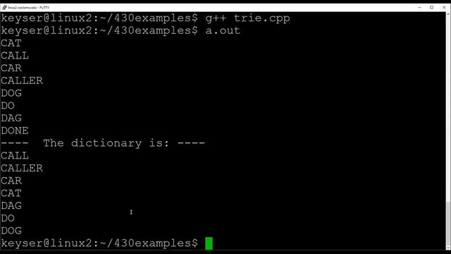 Trie Coding Example смотреть онлайн