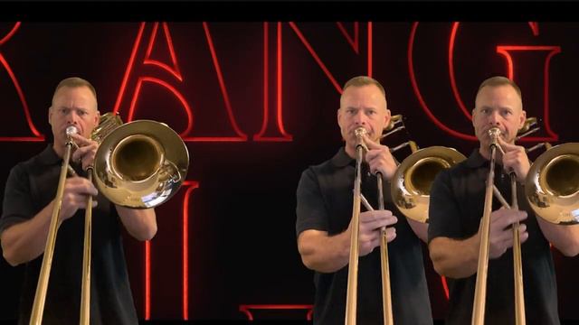 Stranger Things - main theme trombone cover смотреть онлайн